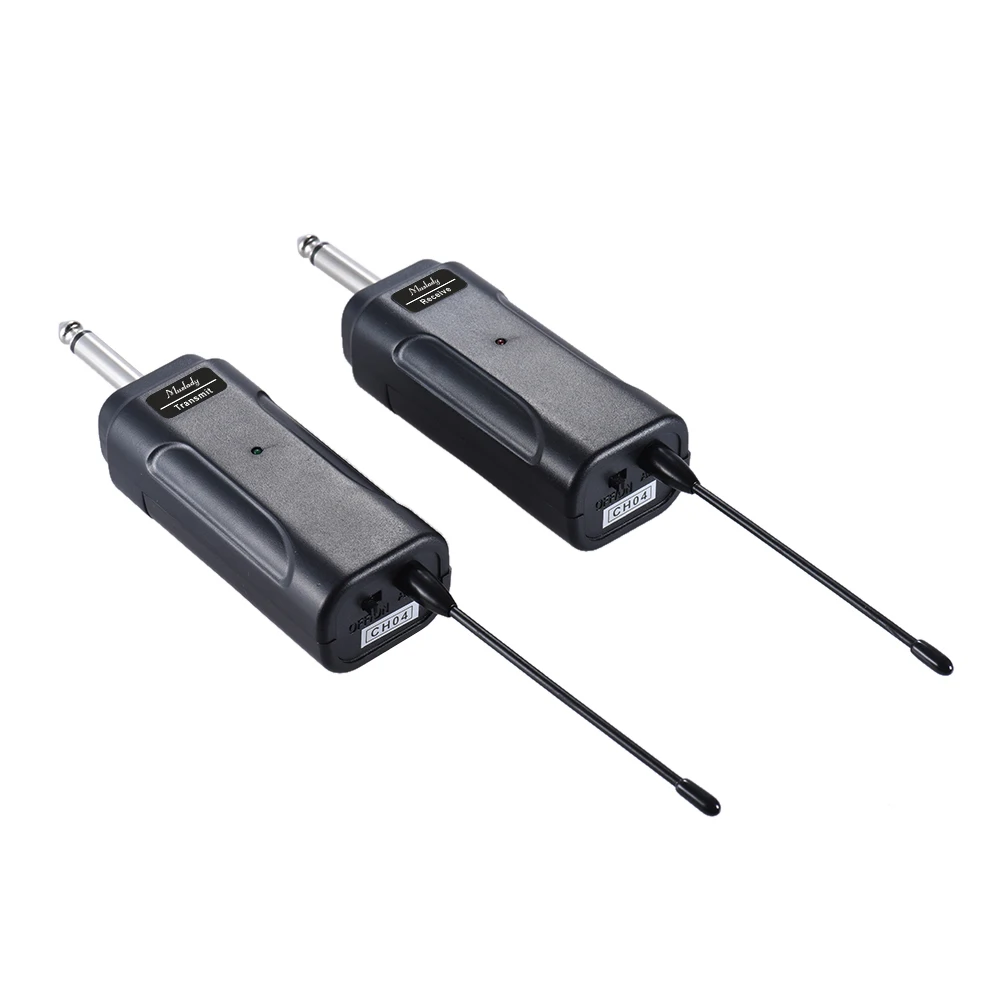 Portable Wireless Audio Transmitter Receiver System for Electric Guitar Bass Violin Musical Instrument | Спорт и развлечения