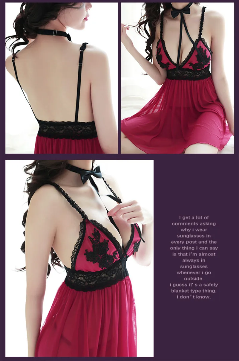 Сексуальное нижнее белье babydoll эротическое женское для секса кружевная Интимная