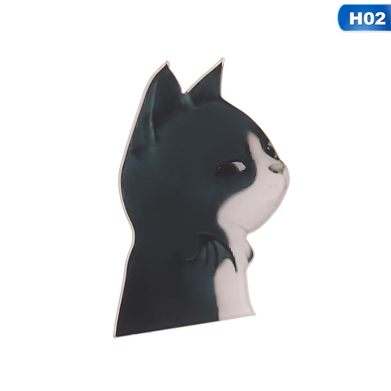 Новинка 1 шт. милая кошка черная собака акриловые ПВХ броши значок Детская