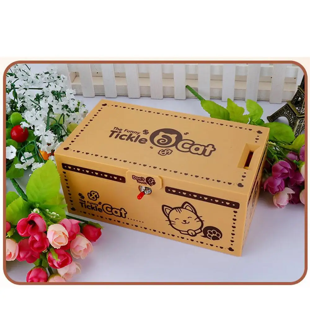 Tiger Cat Money Box украсть Монета Кот подарки украшение дома очаровательны
