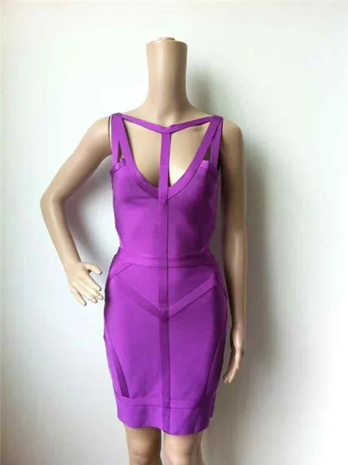 Летний стиль женское Сексуальное Фиолетовое Платье с v образным вырезом и