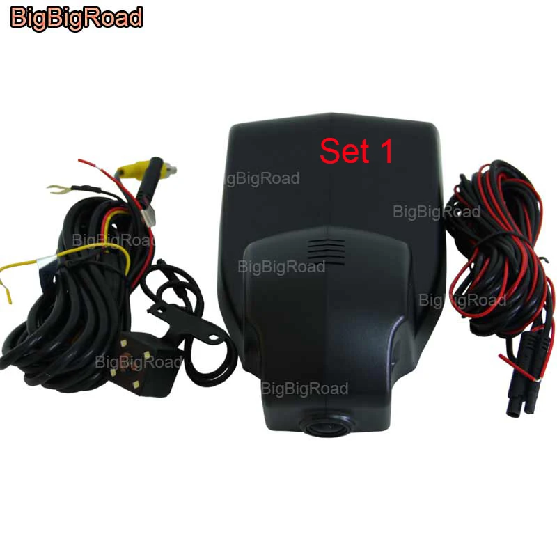 Автомобильный видеорегистратор BigBigRoad Wifi для BMW 3 5 7 серии f10 z4 e9 750Li X3 X5 X6 e61 535d 2008 2009