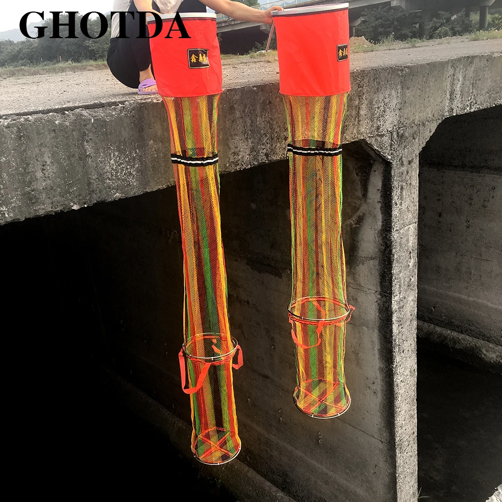 GHOTDA складные 1 6 м 2 0 5 3 рыбные креветки рыболовные снасти на пескаря уход креель