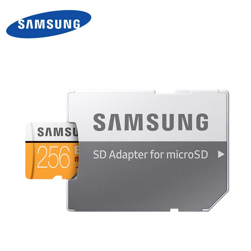 SAMSUNG Micro SD оригинальный бренд карты памяти 256 ГБ 128 64 32 16 EVO C10 TF Trans SDHC SDXC Flash Высокое