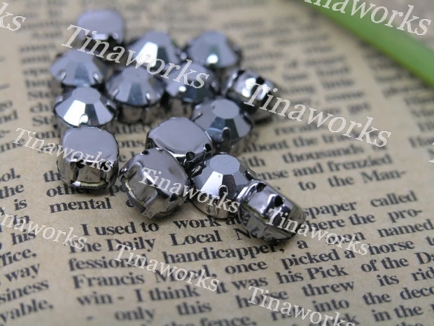 Бесплатная доставка 200 шт./лот пуговицы с черными стразами аксессуары для