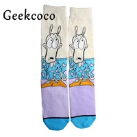 cartoon animal funny fashion sports long socks for kids men 3d printed stocking new pattern hip hop cotton sock unisex j0418