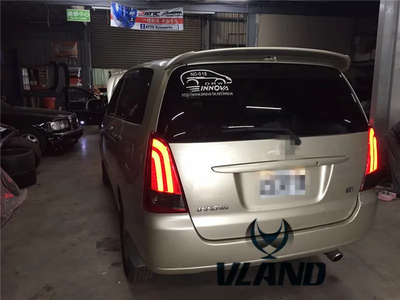 VLAND завод для автомобиля задний фонарь innova светодиодный 2012 2013 2014 2015 Innova с DRL +