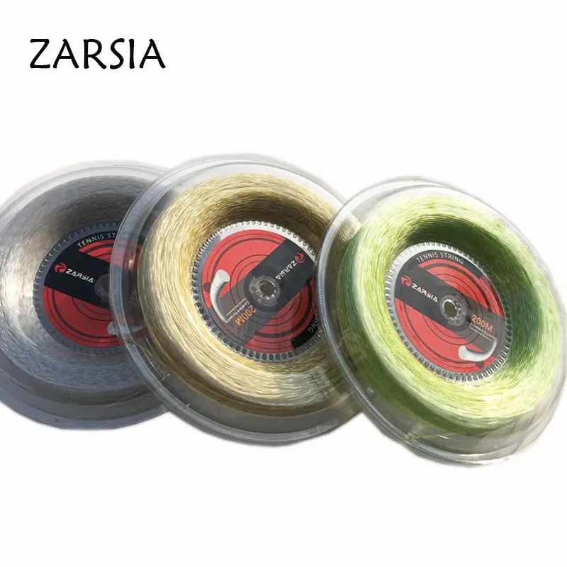 

1 Reel ZARSIA Nylon tennis string Elastic 60lbs tennis rackets string soft durable tennis strings 1.30mm