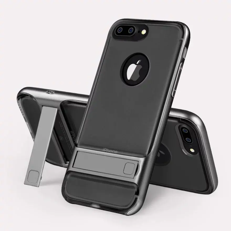 Для iPhone 7 Case Shell Гибридный Двойной Слой Амортизирующие Броня Чехол с Kickstand для Apple