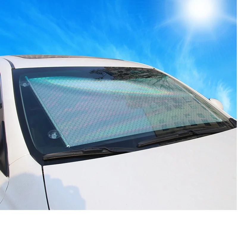 Автомобильный козырек на лобовое стекло от солнца автоматическая