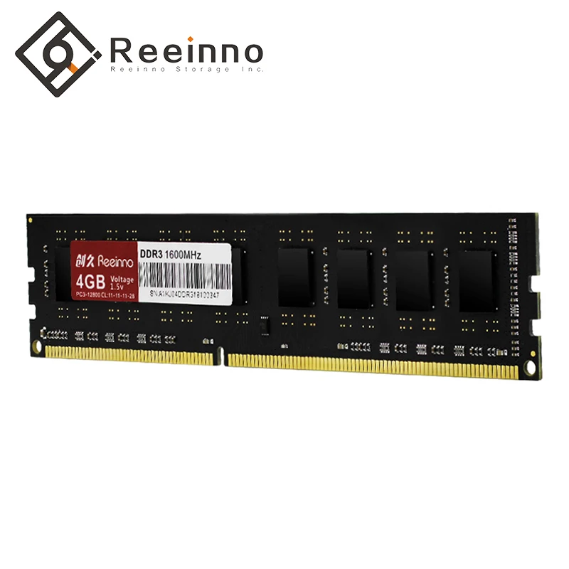 Reeinno ram ddr3 4GB 8GB 1600MHz 1 5 V NON ECC 12800 МБ/с. 240pin пожизненная гарантия одиночный модуль