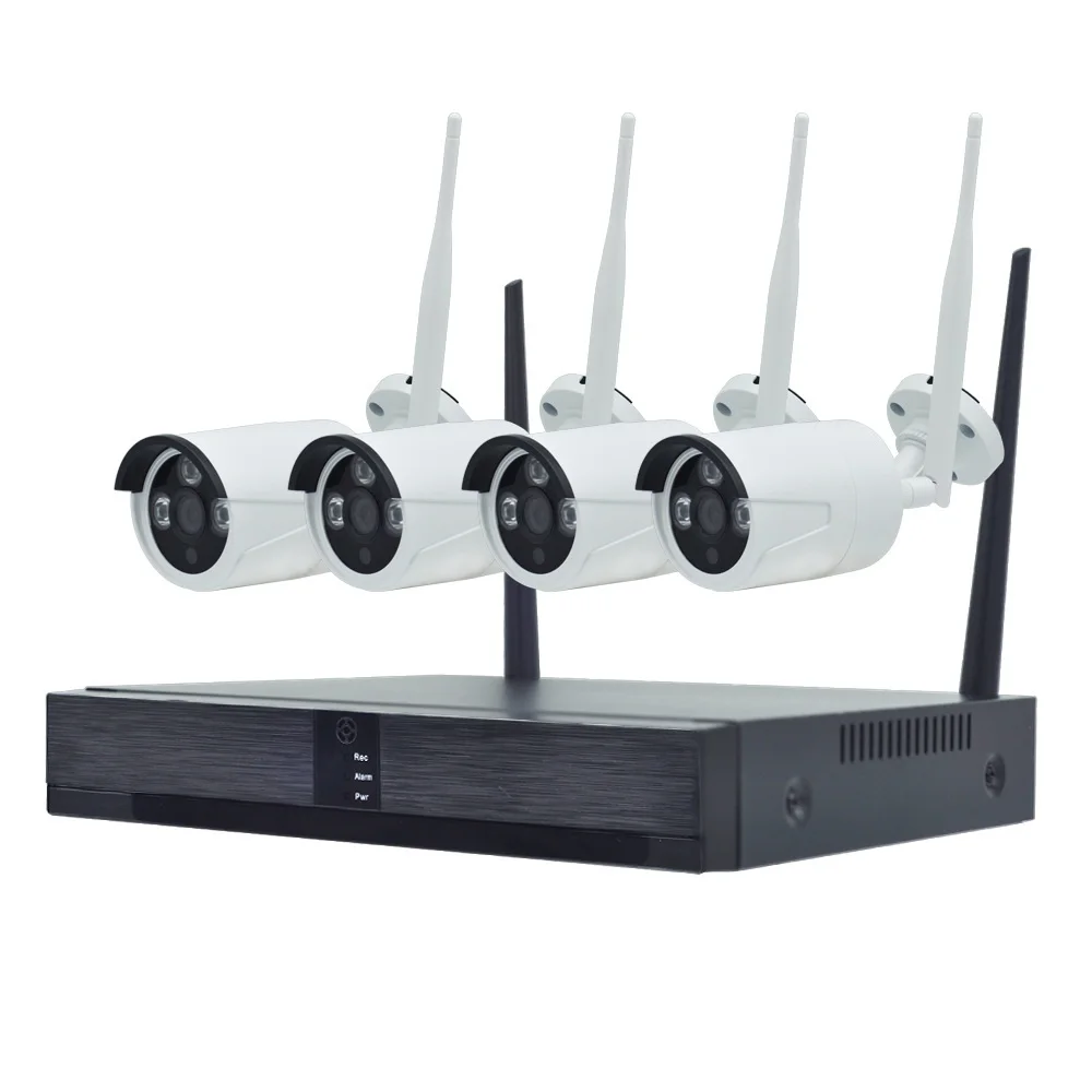 Wdskivi 4CH 720 P HDMI UMEye Wi Fi NVR комплект 4 шт. открытый Водонепроницаемый CCTV Беспроводной IP