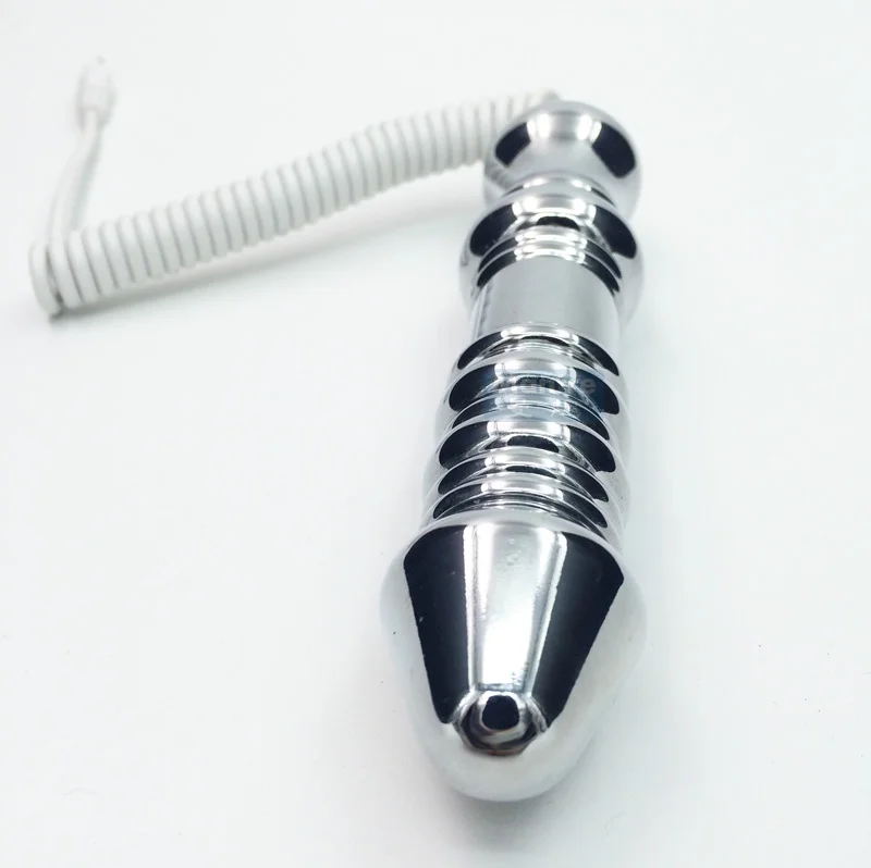 Металлический Электрический Женский мастурбатор электро шок Анальный