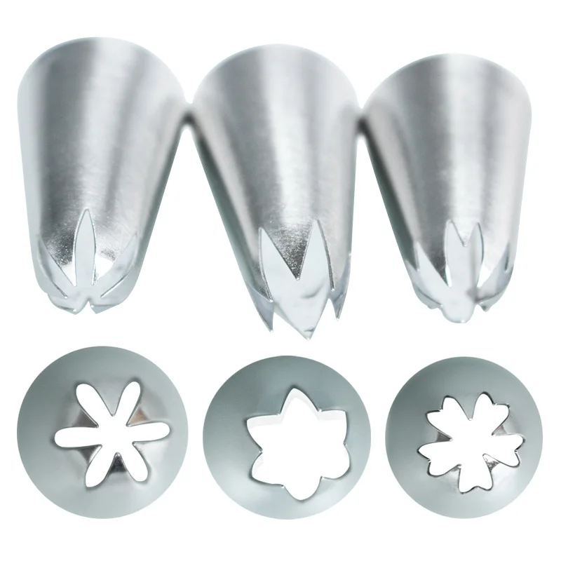 3 шт. кондитерские насадки из нержавеющей стали для украшения торта|Украшения