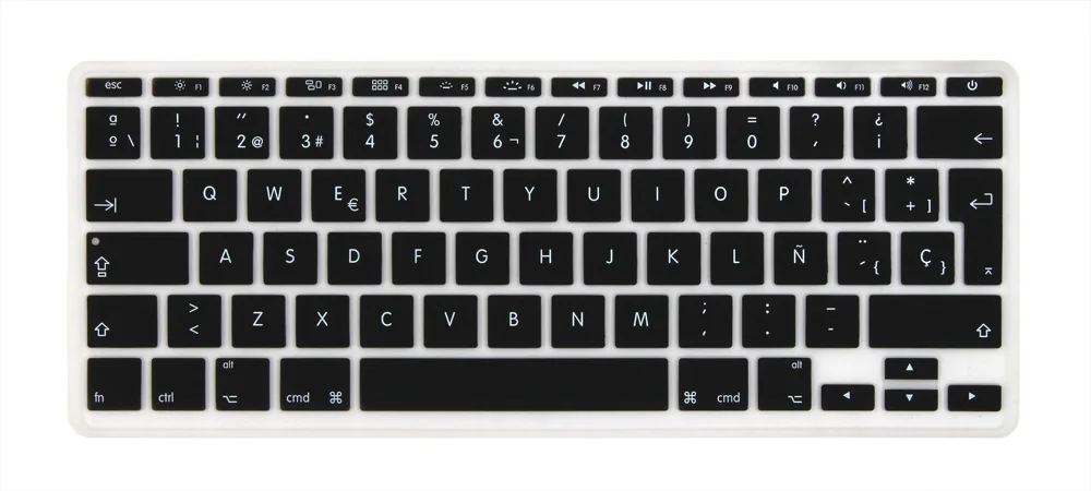 Испанский евро Ввод Клавиатура крышка для Macbook Air 11 &quot11 6 дюймов модель A1465 A1370 |