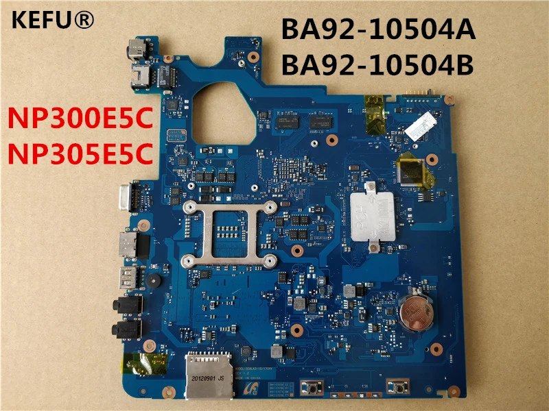 KEFU BA92 10504A 10504B HM77 DDR3 Материнская плата для Samsung NP300E5C NP305E5C тестирование ноутбука