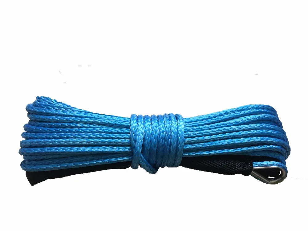 4 мм x 15 м синтетическая лебедка UHMWPE волоконный трос буксировочный автомобильные