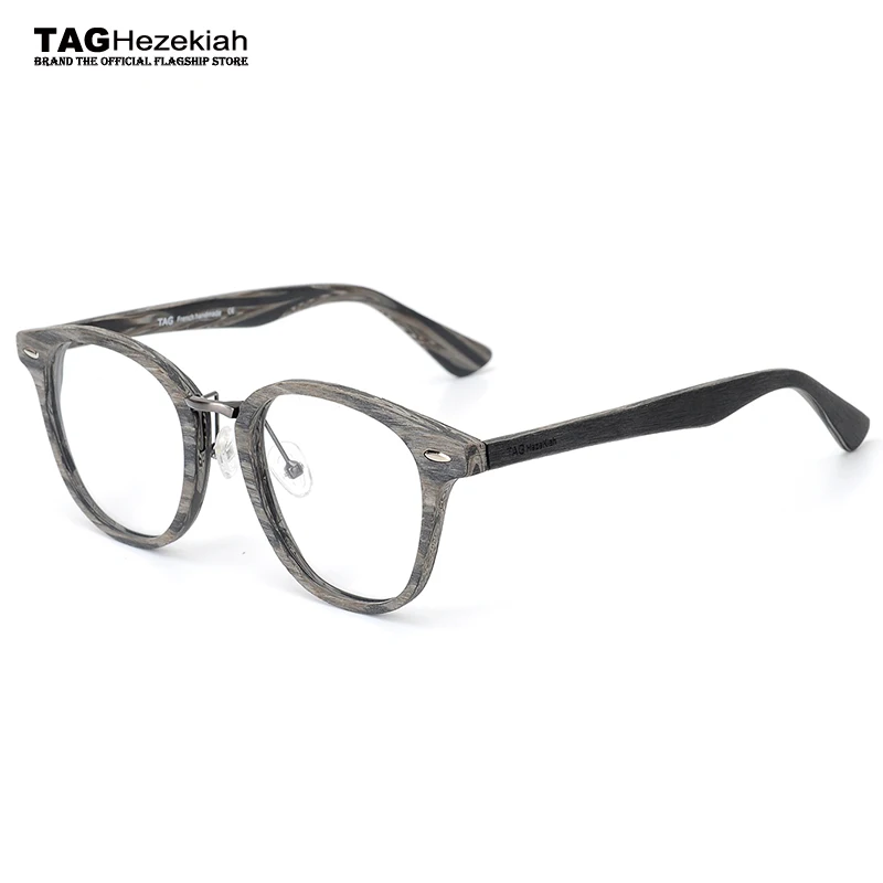 Мужские и женские очки с круглыми глазами дизайнерские в стиле ретро текстурой