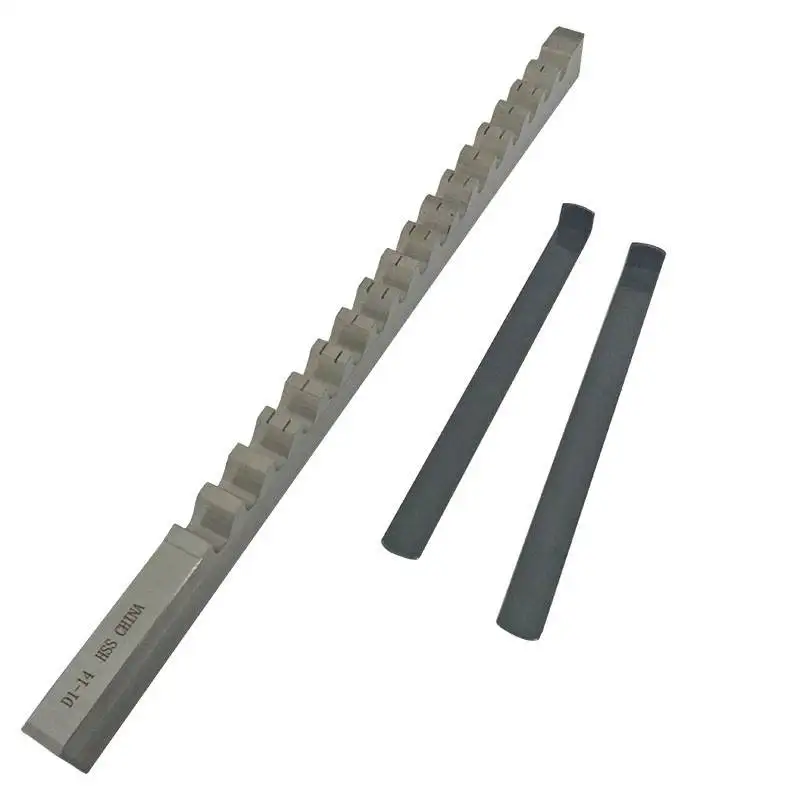 

1 шт. Keyway Broach 14 мм D Push-Тип метрический размер высокоскоростной стальной материал Металлообработка режущий инструмент нож CNC машина с Shim