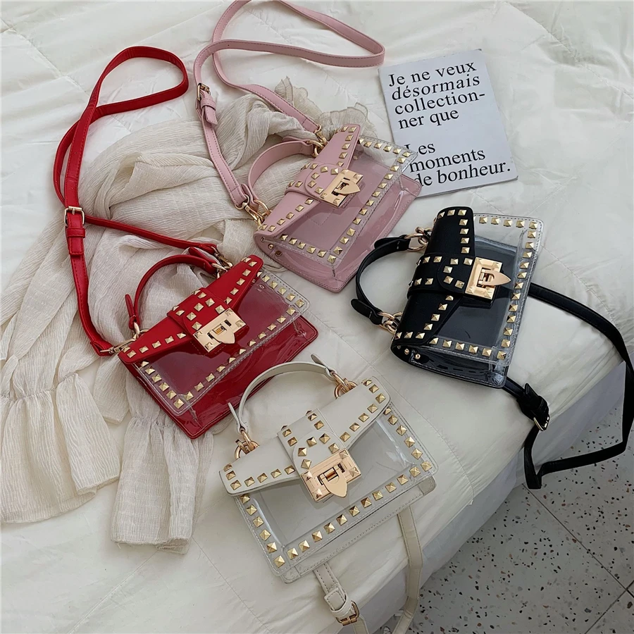 Модные женские сумочки и кошелек из ПВХ Высококачественная женская прозрачная