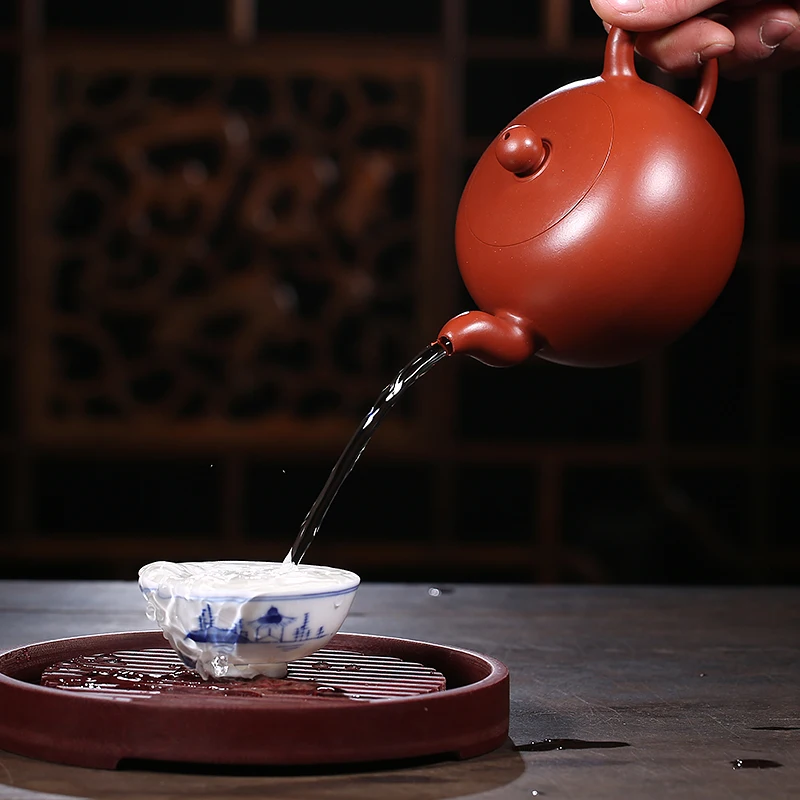 Фиолетовый чайник 400 мл большая емкость Xi Shi pot Master Lu Fangfang производство гладкая Питьевая утварь WSHYUFEI