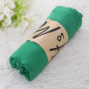 Light Green Новая мода хлопок лен сплошной цвет женский шарф Роскошные хиджабы Мусульманский Исламский женский шарф шарфы большой размер вуаль летняя шаль - Цвет: Light Green