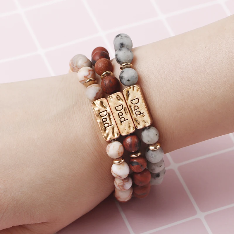 Браслеты с бусинами для мужчин и женщин простые классические амулетные