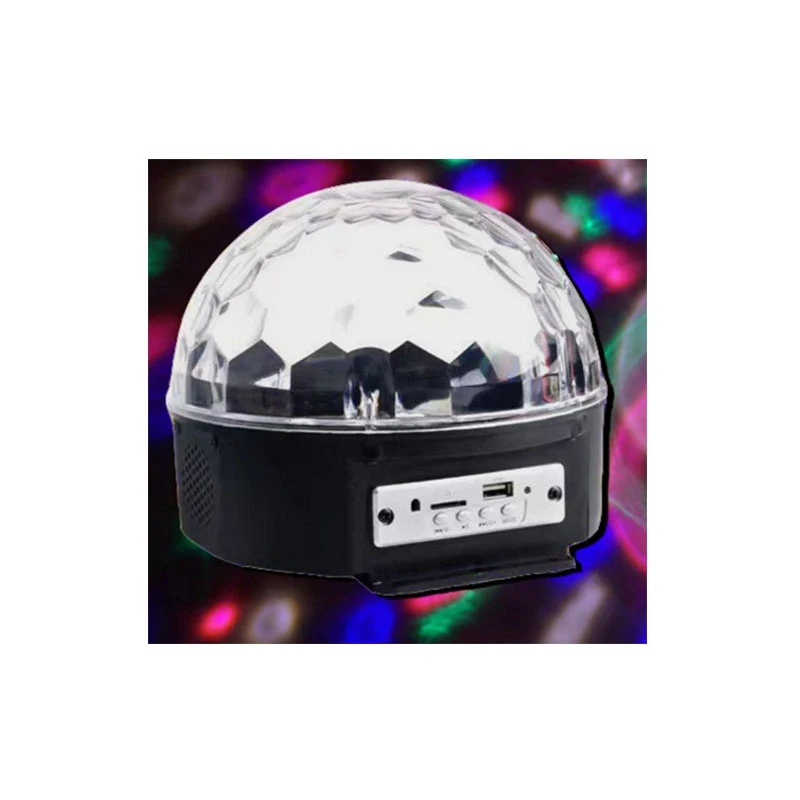 3 Вт управление звуком Автоматический световой эффект мини LED хрустальный шар MP3