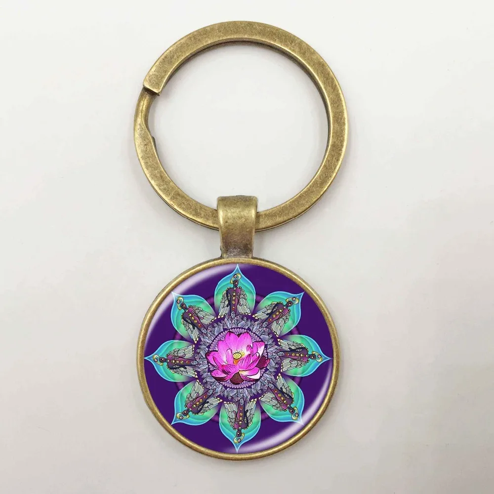 Стеклянный купол оптом ожерелье ручной работы цветок жизни с подвеской