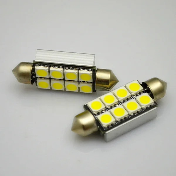 50 шт./лот гирлянда canbus тепловой плавник 8 SMD 5050 безотказные гирлянды светодиодные