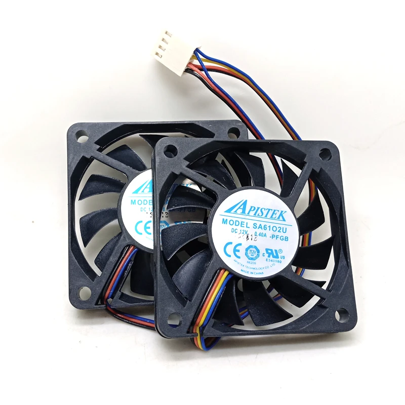 Leitor de Dissipação de Calor para Apistek Unidades 6cm 6010 Sa6102u Cartão Display Ultra Fino com Controle de Temperatura Pwm Ventiladores e resfriadores