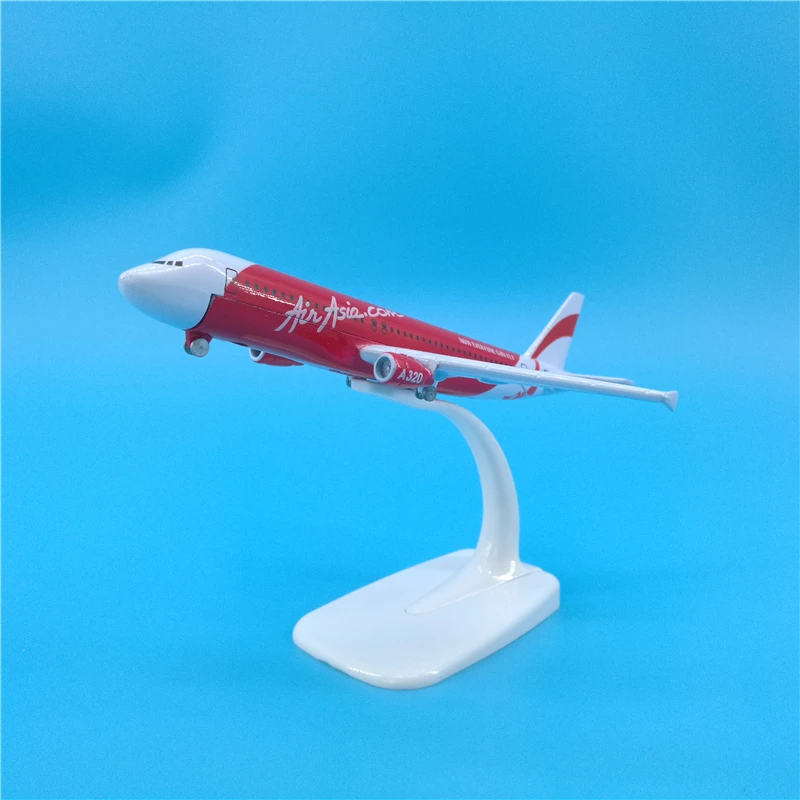 16 см A320 Air Asia модель самолета Air Asia.com Airbus сплав A320 модель самолета украшение Путешествия Сувенир игрушки для взрослых