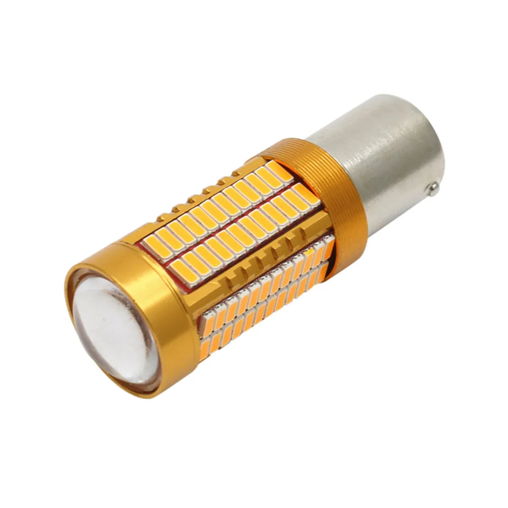 2 шт. Автомобильный Универсальный P21W 1156 BA15S 4014 750lm 106SMD белый 6000K супер яркие