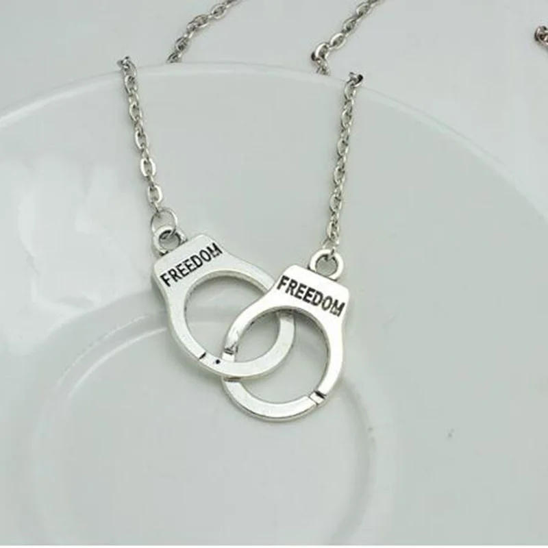 Новые модные ювелирные изделия наручники чокер ожерелье с подвеской для