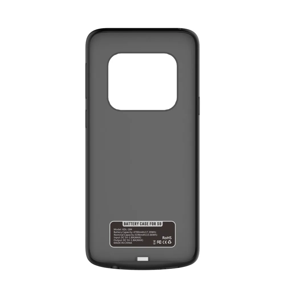 4700/5200 мАч Батарея зарядки Shell для samsung Galaxy S9 S9plus Ultra Slim внешний Зарядное устройство