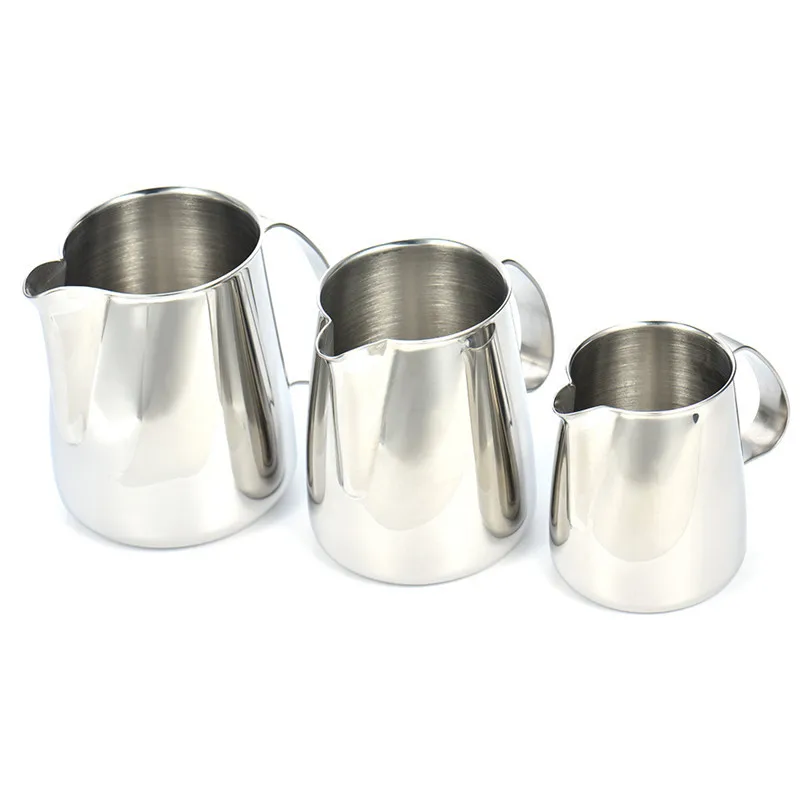 Нержавеющая сталь Кофе вспенивания кувшин молока пузырь пены стаканчик для