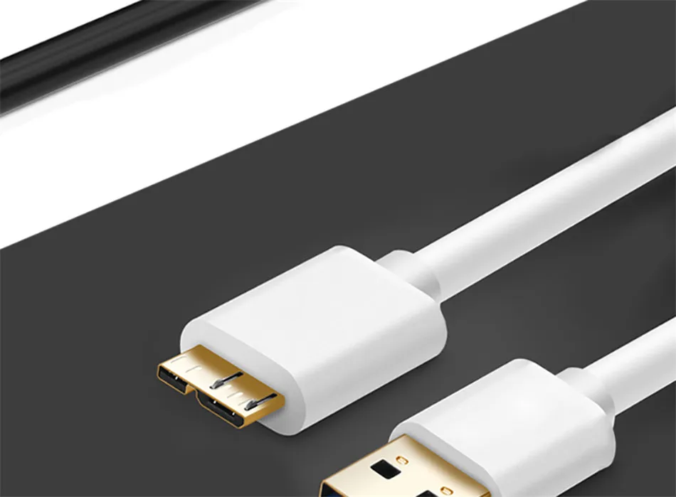 QGEEM Micro USB 3,0 кабель типа А к Micro B кабель для внешнего жесткого диска HDD samsung S5 Note3 USB HDD кабель для передачи данных
