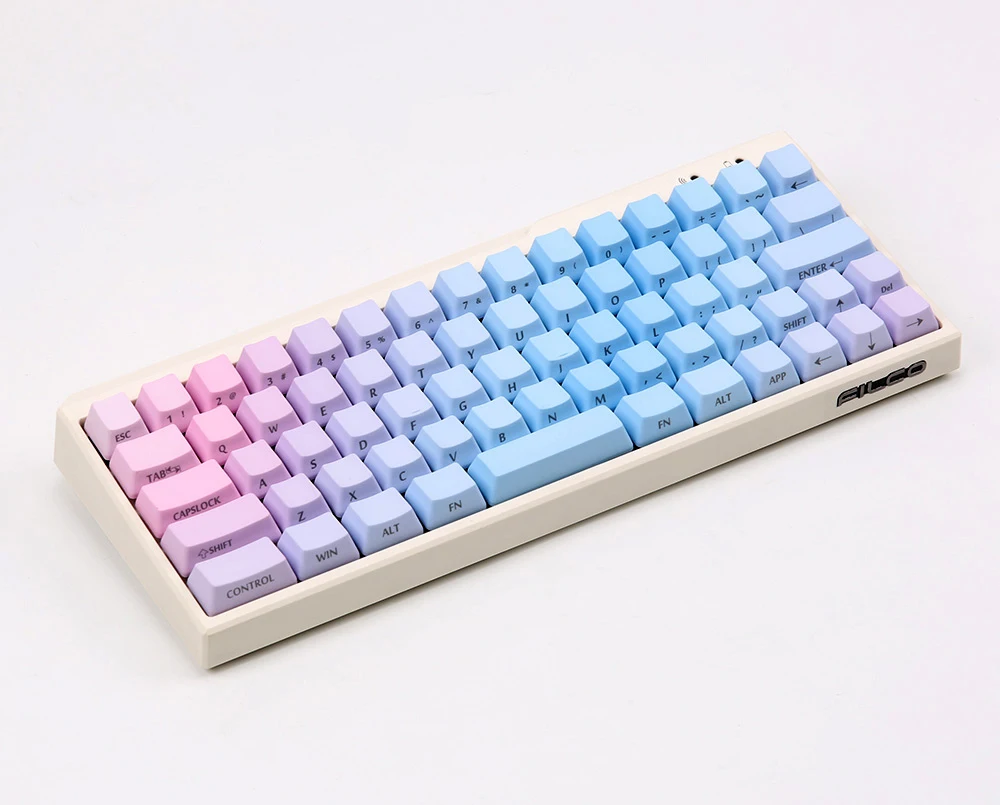 Синий Демон minila keycaps OEM профиль с боковой печатью для filco minila mehcanical keyboard