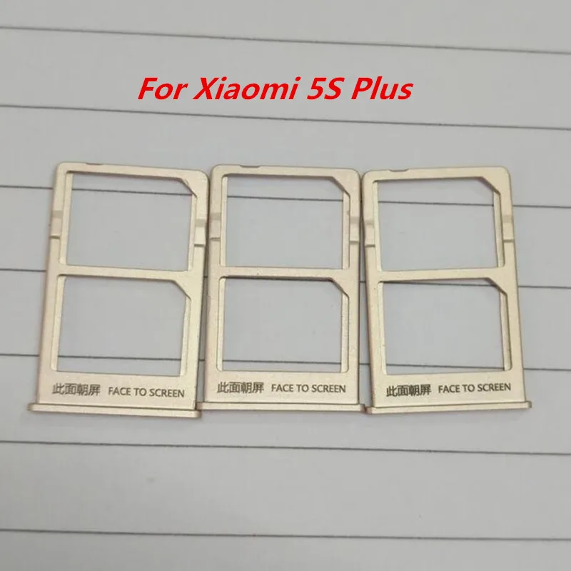 

Двойной SIM держатель сим лоток для Xiaomi 5S Mi5S 5S plus Micro TF карта Запасные запасные части