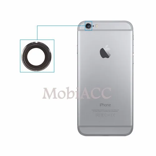 100% оригинальный объектив камеры для iPhone 6 S сапфировое стекло задней с рамкой 6S 4 7