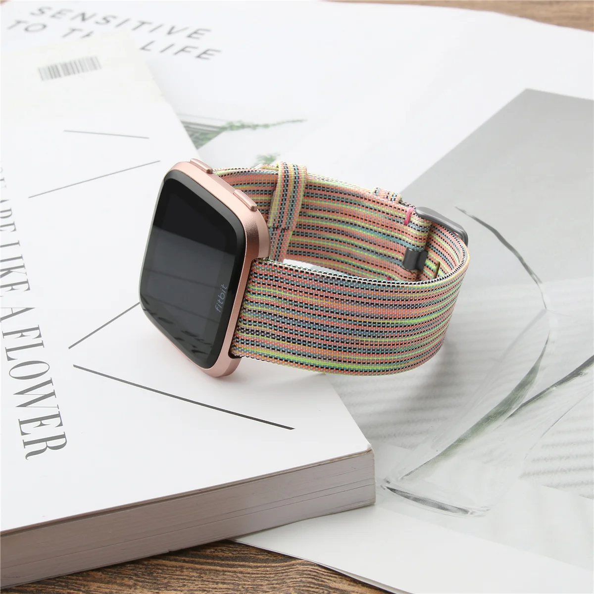 Ремешок для часов Fitbit Versa/Versa 2 ремешка холщовый дышащий сменный Браслет Versa Lite