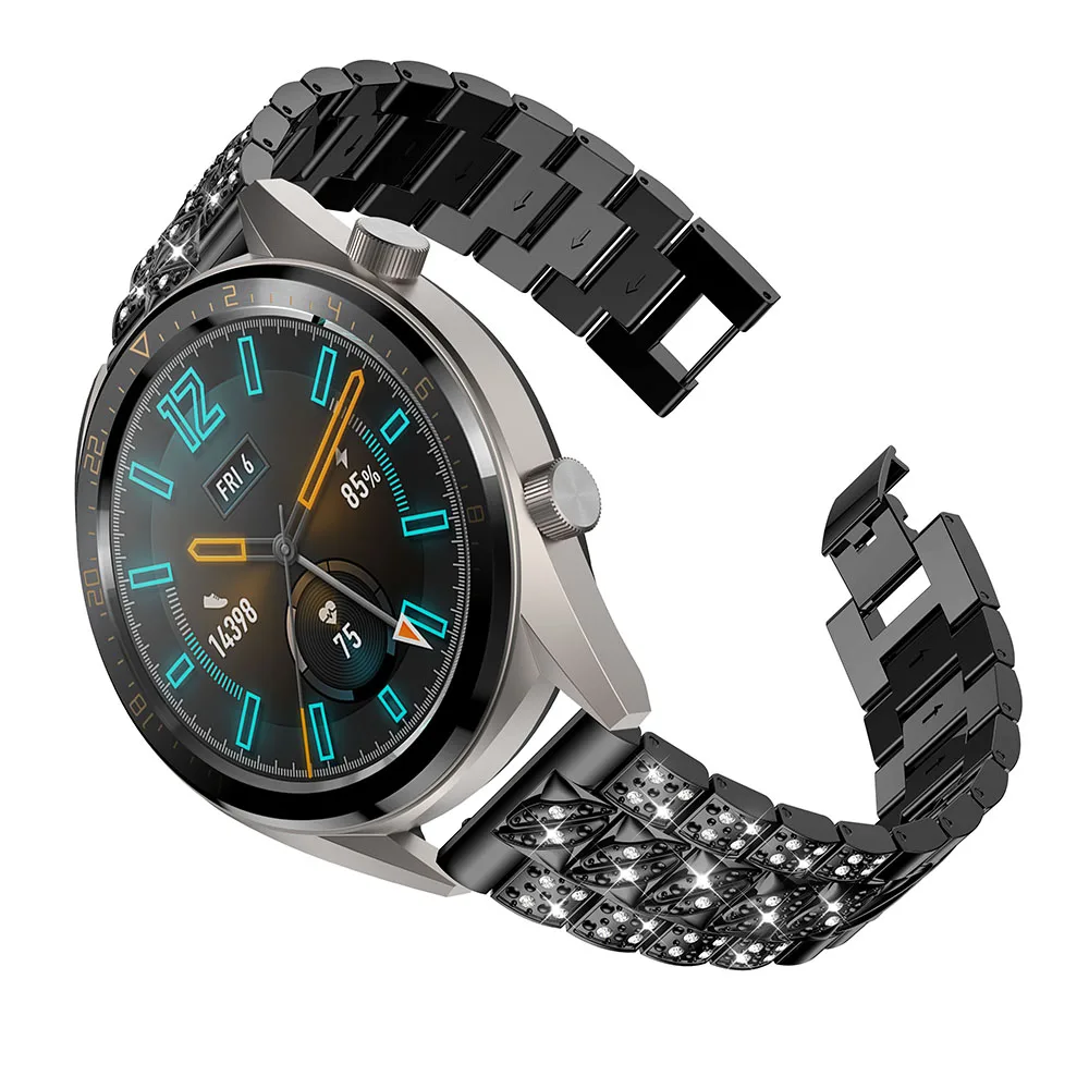 Смарт часы из нержавеющей стали для HUAWEI WATCH GT сменный металлический браслет