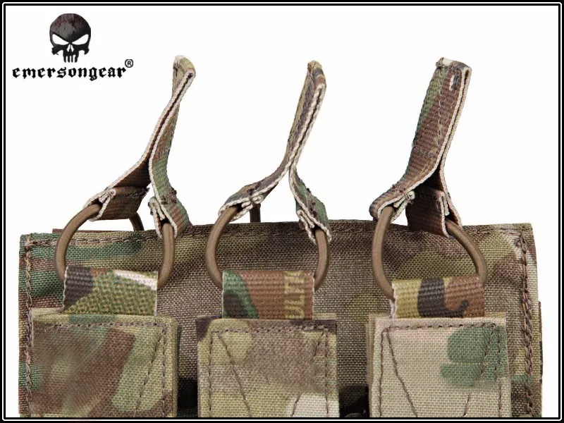 Фото Модульная Тройная Магнитная сумка Emersongear для MP7, боевой военный Журнал Molle, сумка Мультикам EM6357 №4