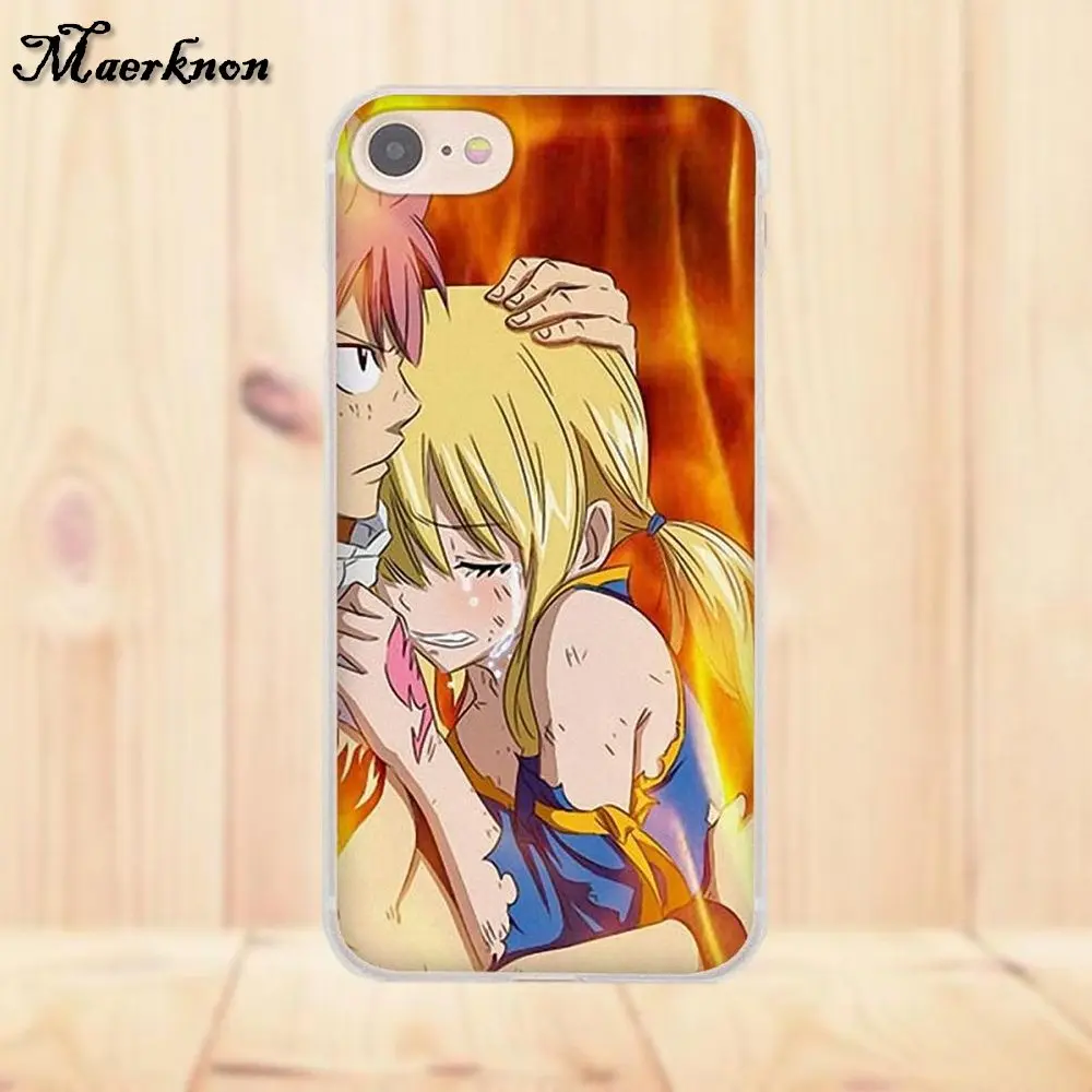 Мягкий ТПУ чехол Maerknon для Huawei G7 G8 Honor 5A 5C 5X 6 6X 7 8 V8 Mate 9 P7 P8 P9 P10 Lite Plus Fairy Tail Fire с