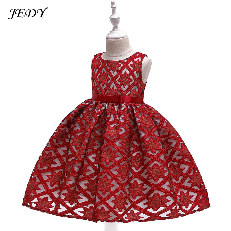 New Summer 4 To 13 Years Little Girls Pure Cotton Lining Party Costume Dress Kids Baby Princess Dresses 5 6 7 8 9 10 11 12 Year | Детская