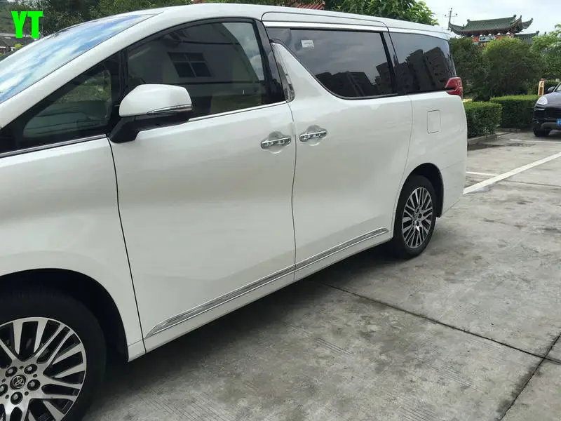 

Обшивка боковой двери автомобиля для Alphard 2016 Abs Chrome Car 4 шт./лот