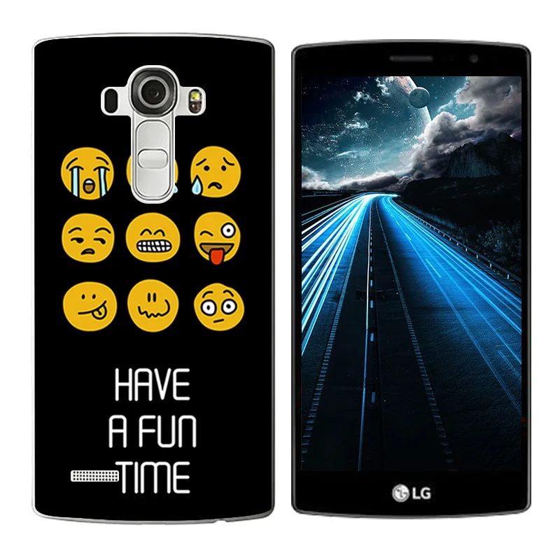 Чехол для LG G4 случае H810 H815 F500 F500K F500L выражение печать Мягкий Силиконовый ТПУ