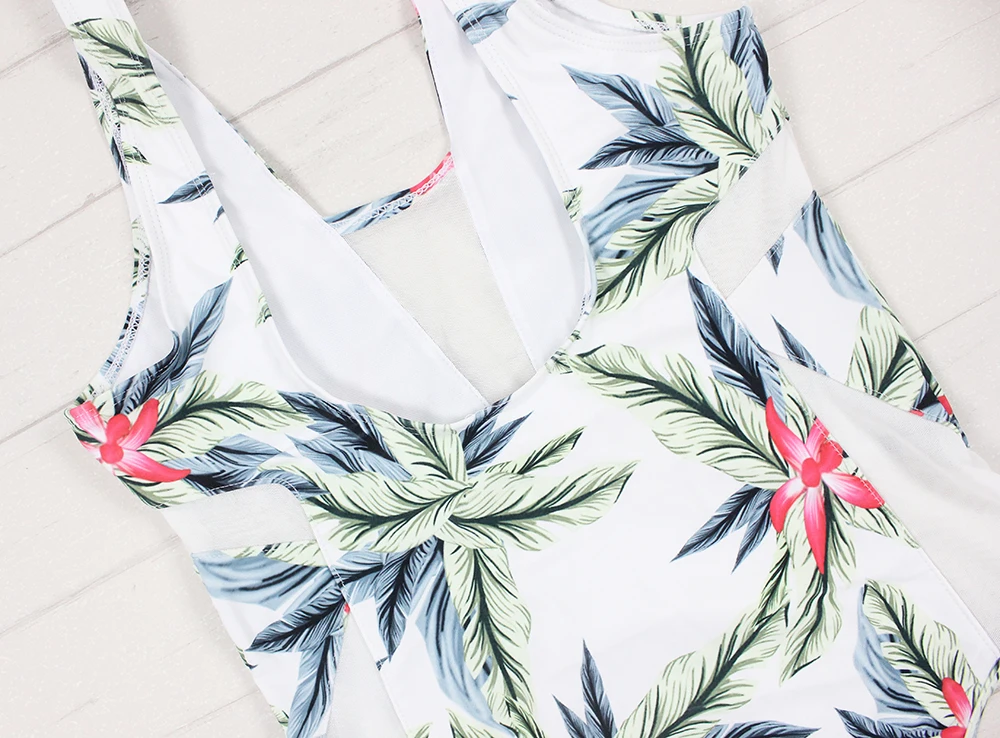 Монокини Floylyn с вырезами сексуальный сетчатый слитный купальник женский