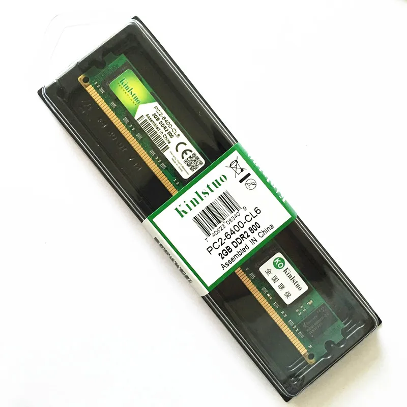 

Kinlstuo Rams New DDR2 1GB 2GB 4GB 800MHz PC 6400 memory ddr2 2gb 667MHz Rams for DIMM desktop 240pin Free shipping