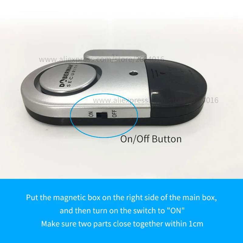 Ценный пакет 4 шт. безопасность добермана датчик детектор дверь окно Магнитная